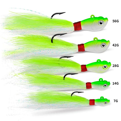 HookUpCo. Feathered Fishing Jig Set - HookUpCo.