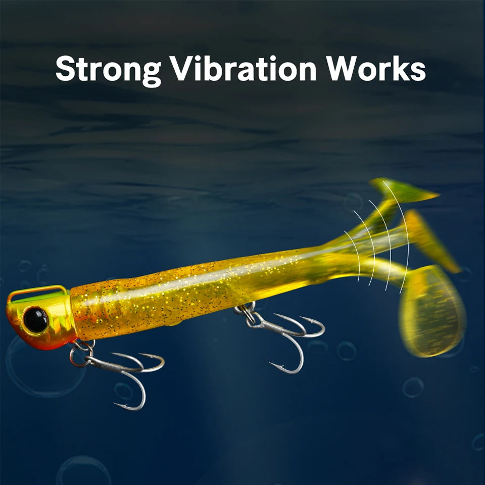 HookUpCo. 110mm Long Casting Soft Lure Set