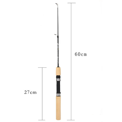 HookUpCo. Lightweight Carbon Ice Fishing Pole - HookUpCo.