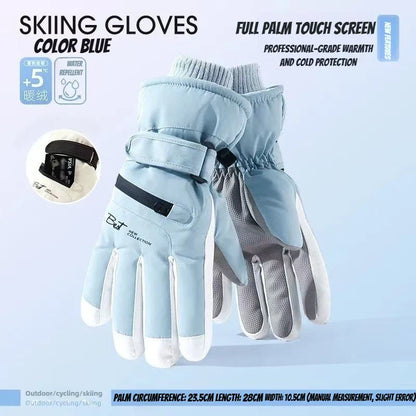 Winter Cycling Gloves with Non-Slip Grip for Snow Sports