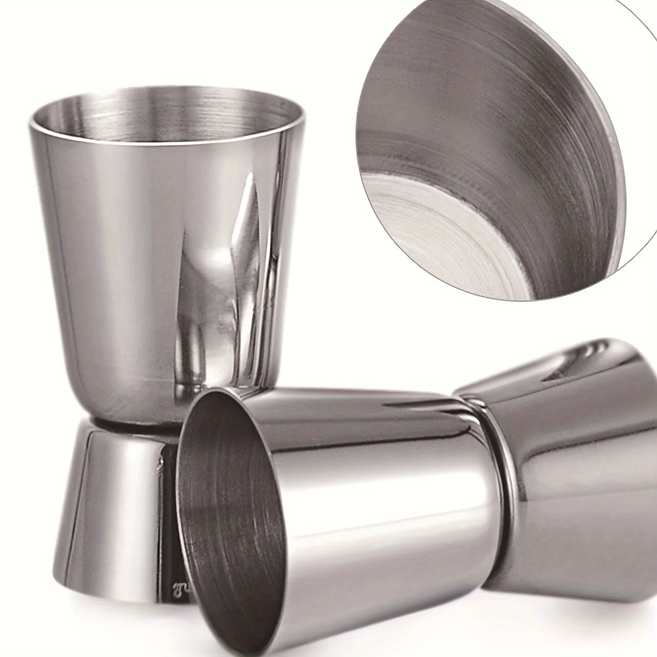Stainless Steel Dual Shot Cocktail Shaker Tool