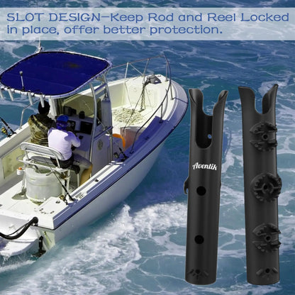 HookUpCo. Wall-Mounted Fishing Rod Holder Bracket - HookUpCo.