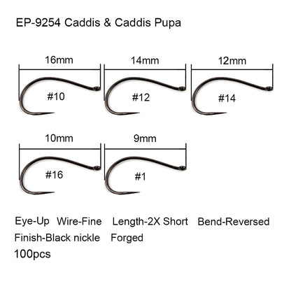 HookUpCo. Barbless Fly Fishing Hooks - HookUpCo.