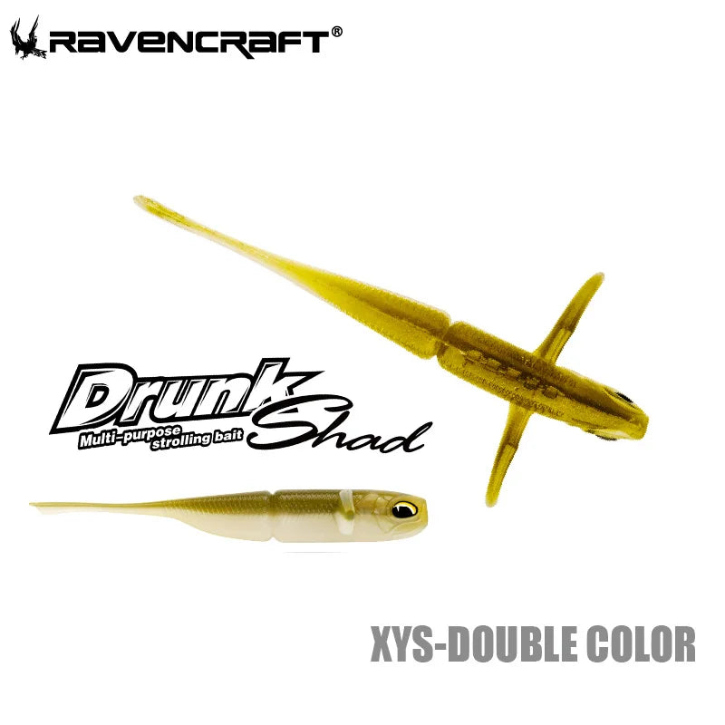 HookUpCo. Drunk Shad Soft Fishing Bait 3 Sizes - HookUpCo.