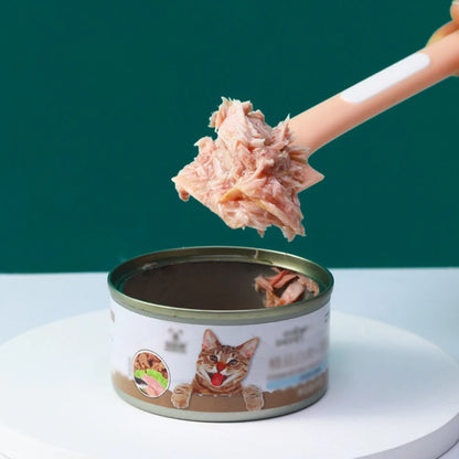 HookUpCo. Long Handle Spoon for Pet Food