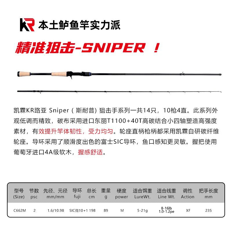 HookUpCo. Kyorim Sniper Carbon Fishing Rod 2.13M - HookUpCo.