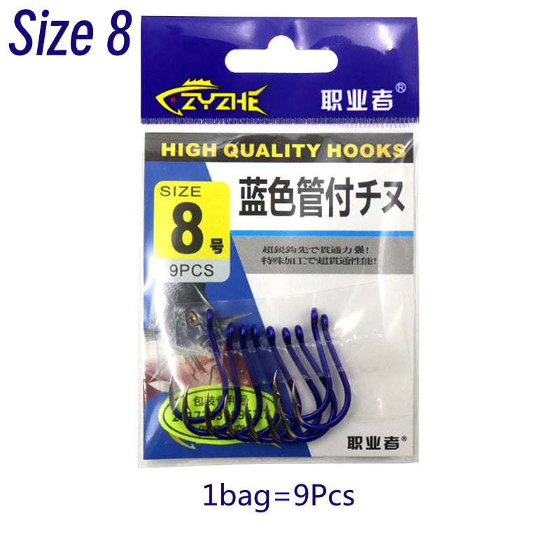HookUpCo. High Carbon Steel Fishing Hooks Set - HookUpCo.
