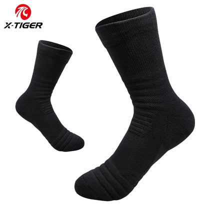 HookUpCo. Breathable Cotton Cycling Socks for All Sports