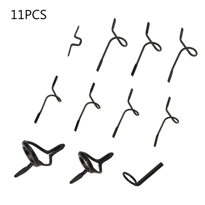Durable Fishing Rod Guide Repair Set - 11 Pieces - HookUpCo.