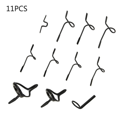 Durable Fishing Rod Guide Repair Set - 11 Pieces - HookUpCo.