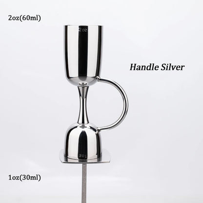 HookUpCo. Stainless Steel Cocktail Jigger Set