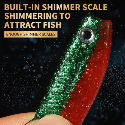 3D Bicolor Smell Cannibal Baits for Fishing