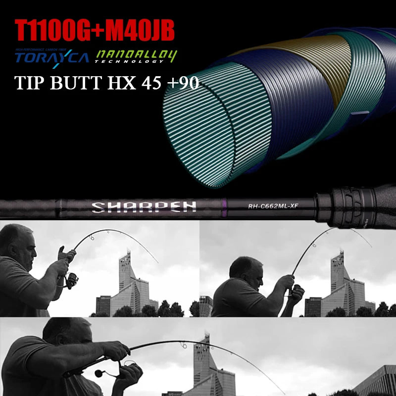 HookUpCo. PureLure Travel Fishing Rods XF/MF Action - HookUpCo.