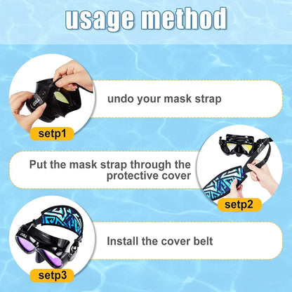HookUpCo. Neoprene Diving Mask Strap