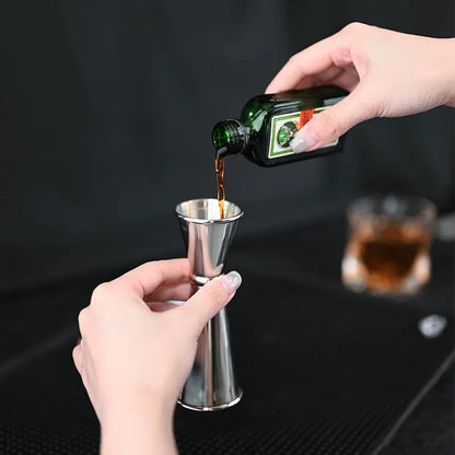 HookUpCo. Stainless Steel Cocktail Jigger Set
