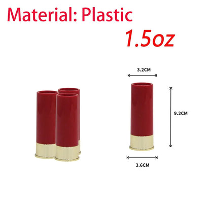 HookUpCo. Shotgun Shell Drinking Glasses Set