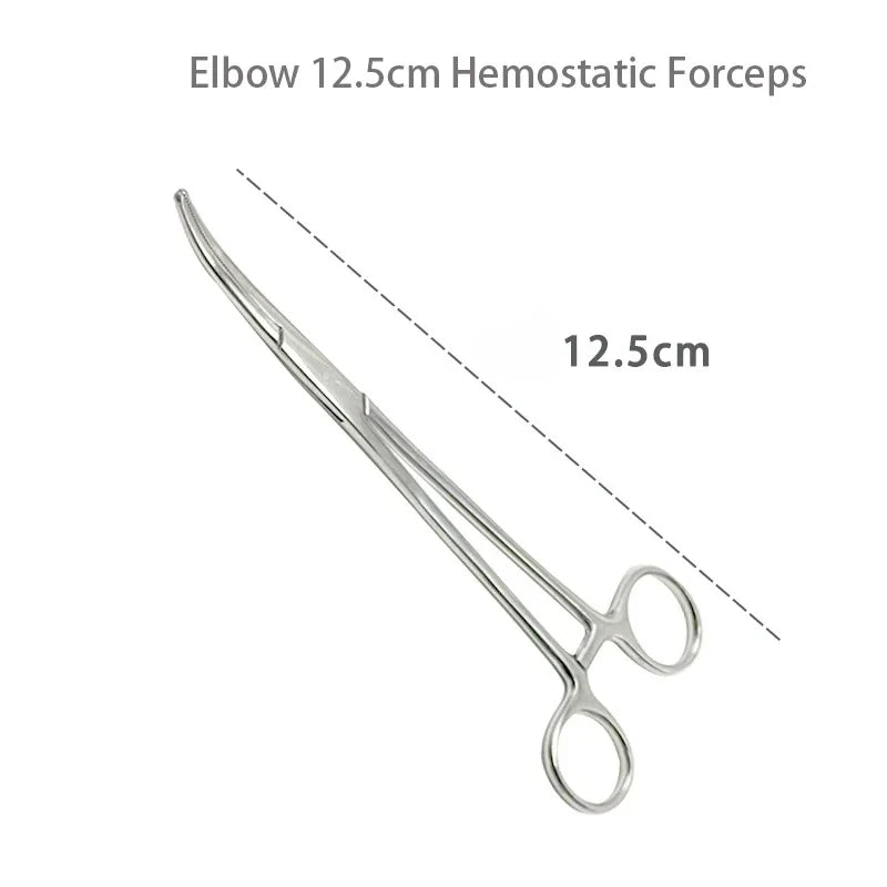 Fishing Plier Scissors with Curved Tip Clamps - HookUpCo.