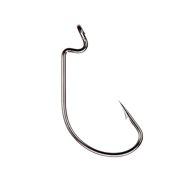 HookUpCo. 50-Piece High Carbon Fishing Hooks Set