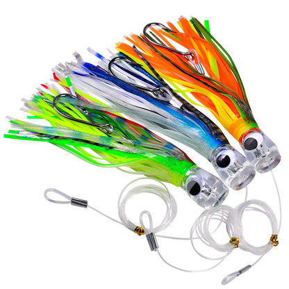 HookUpCo. Professional Squid Fishing Lures Set