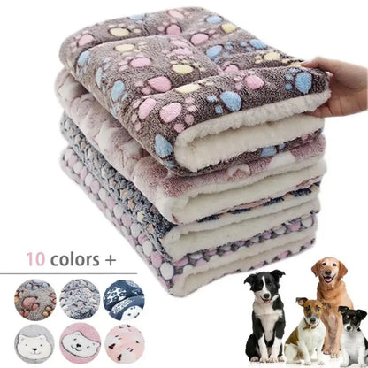HookUpCo. Cozy Fleece Pet Sleeping Mat Blanket