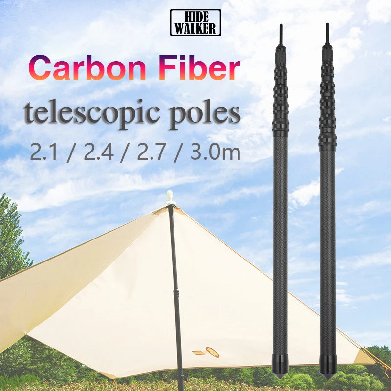 HookUpCo. Lightweight Carbon Fiber Tarp Poles - HookUpCo.