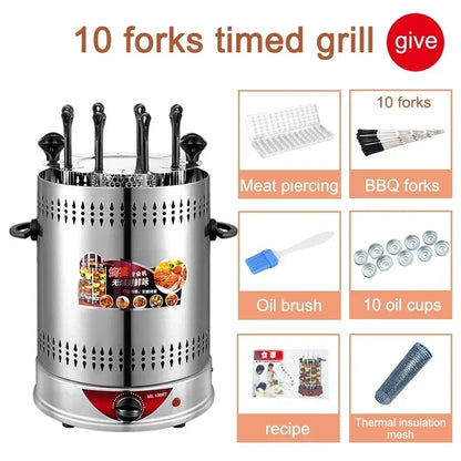 HookUpCo. Smokeless Indoor Grill