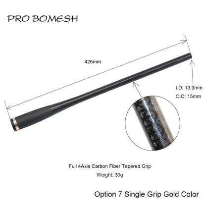 HookUpCo. Carbon Fiber Taper Grip Fishing Handle - HookUpCo.