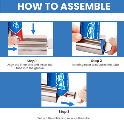 Stainless Steel Toothpaste Squeezer