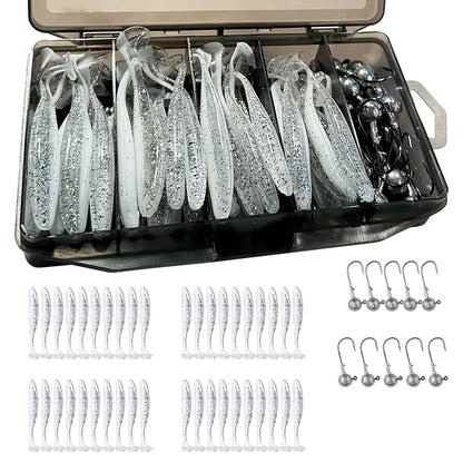 HookUpCo. 50PCS Metal Jig Bait Fishing Lure Kit - HookUpCo.