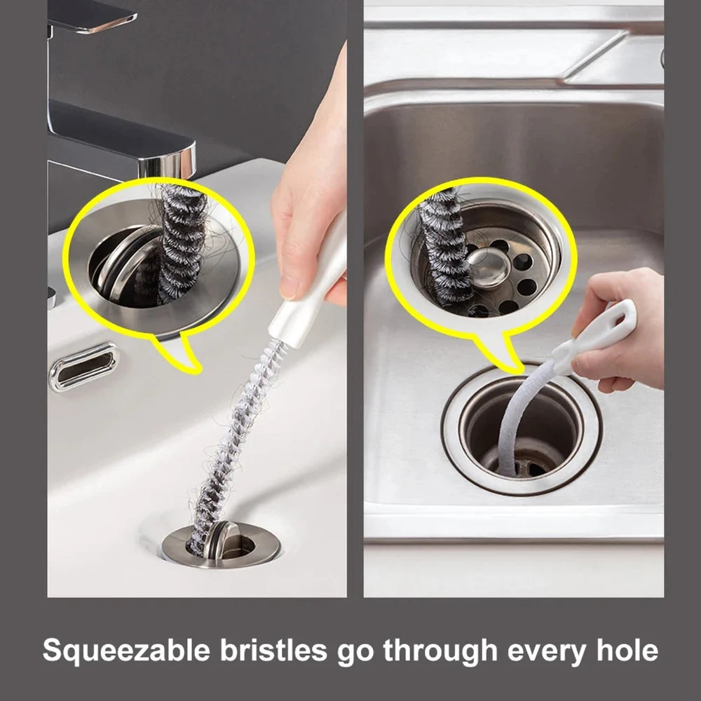 Flexible Drain Cleaning Brush Tool