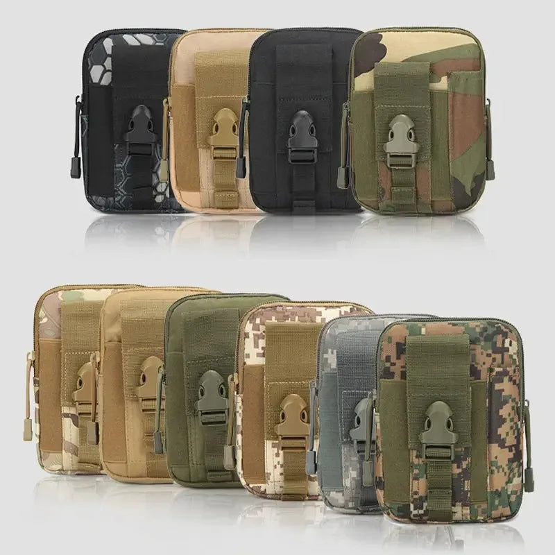 Waterproof Nylon Waist Pouch for Phones and Essentials