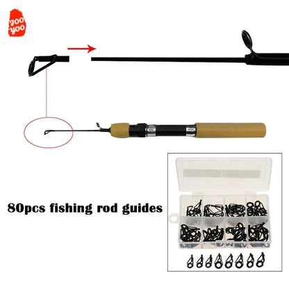 80-Piece Marine Rod Guide Ring Set - HookUpCo.
