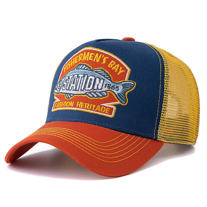 Breathable Mesh Fishing Cap for Outdoor Adventures