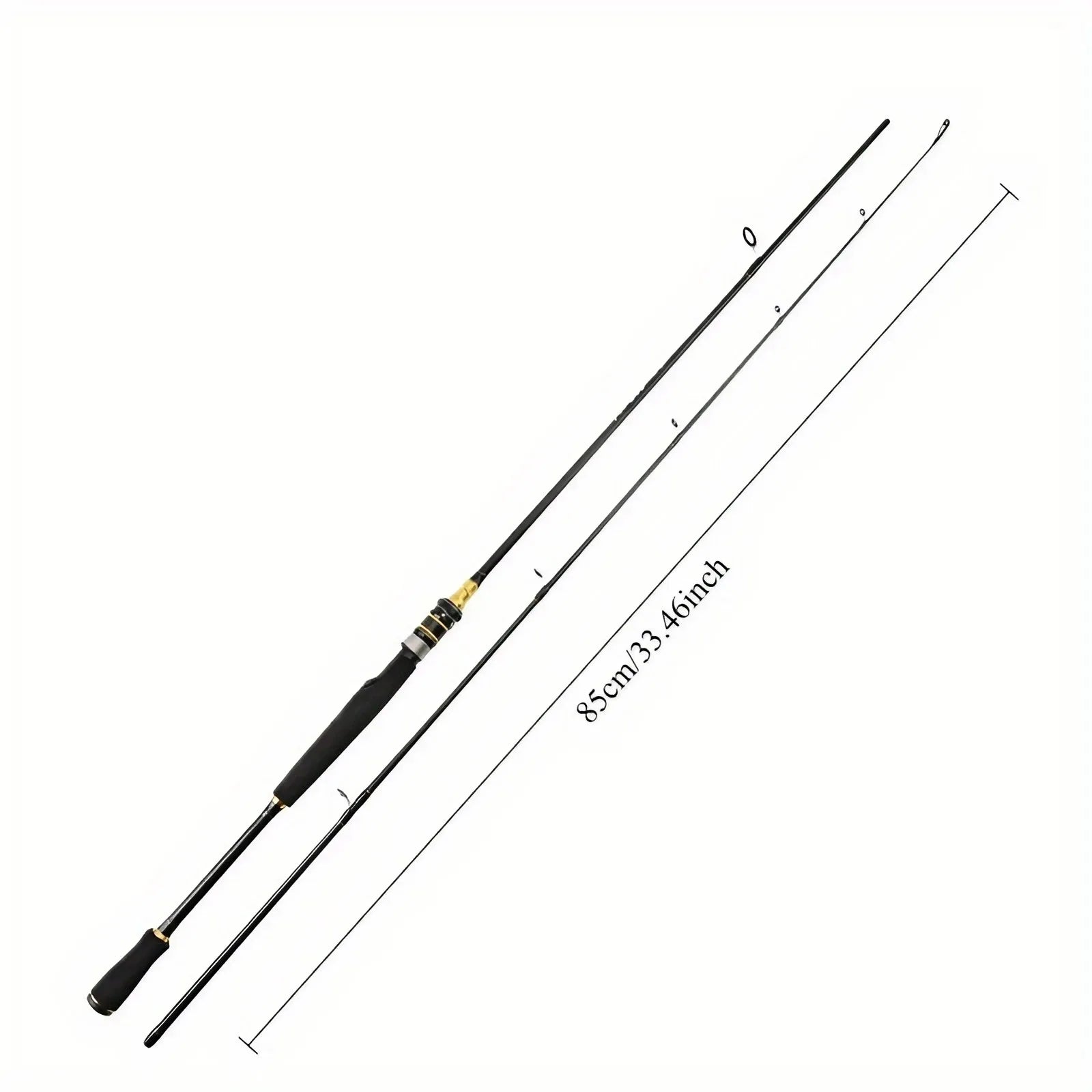 HookUpCo. 65" Lightweight Carbon Fiber Fishing Rod - HookUpCo.