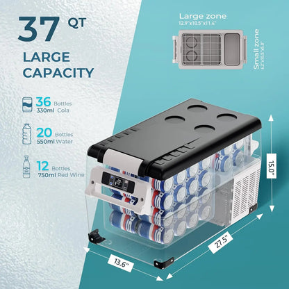 Portable 12V Electric Cooler Box