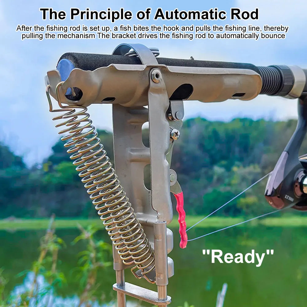 HookUpCo. Automatic Fishing Rod Holder Base - HookUpCo.