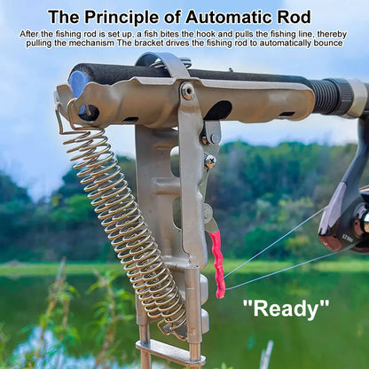 HookUpCo. Automatic Fishing Rod Holder Base - HookUpCo.