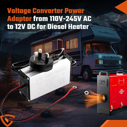 HookUpCo. 230V to 12V Power Converter Adapter