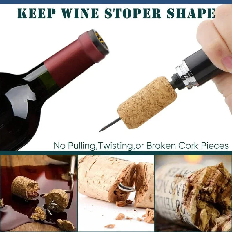 HookUpCo. Safety Air Pump Wine Opener Tool