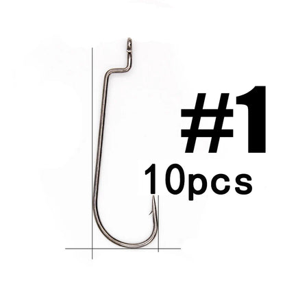 HookUpCo. 10-Pack Super Lock Fishing Hooks - HookUpCo.