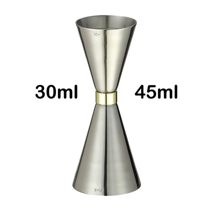 HookUpCo. Stainless Steel Cocktail Jigger Tool