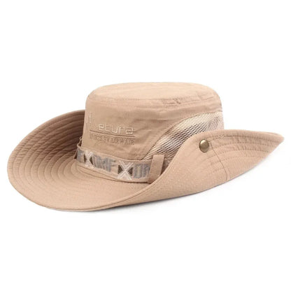 HookUpCo UV Wide Brim Bucket Hat