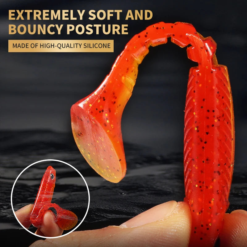 3D Bicolor Smell Cannibal Baits for Fishing