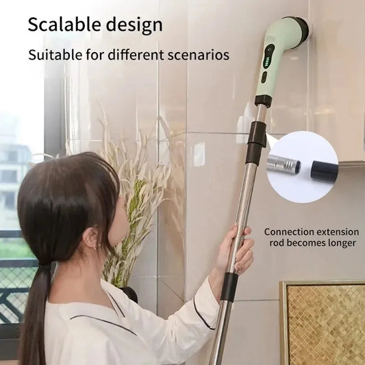 HookUpCo. Wireless Rotating Cleaning Brush for Home Use