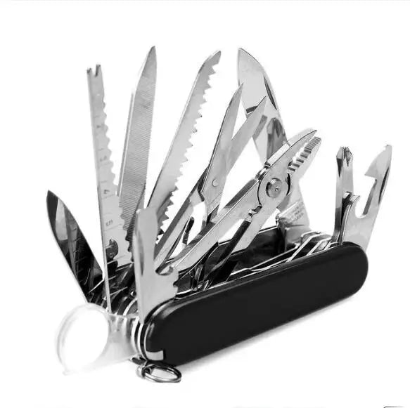 17-in-1 Stainless Steel Folding Multi-Tool for Camping