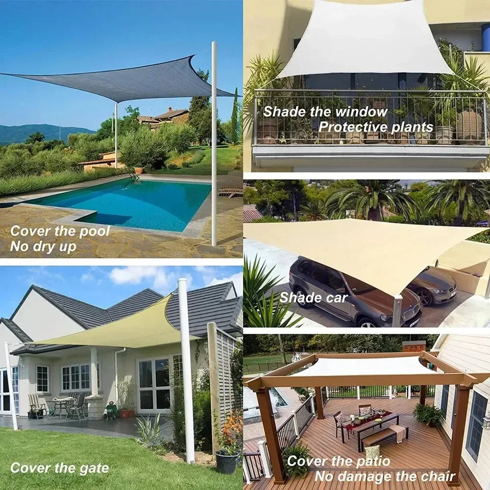 Waterproof UV Block Sun Shade Sail