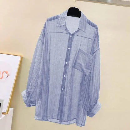 Lightweight Chiffon Sun Protection Shirt for Women
