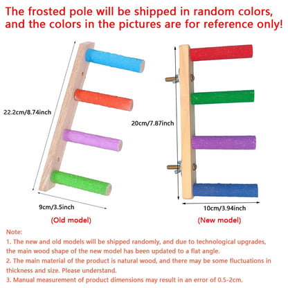 HookUpCo. Wooden Bird Climbing Ladder Toy