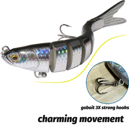 HookUpCo. Multi Joint Slow Sinking Swimbait