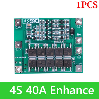 BMS 3S/4S 5A 10A 20A 25A 40A 60A Li-ion Lithium Battery Charger Protection Board 18650 For Drill Motor 12V with Enhance/Balance